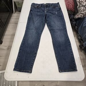 Eunina Dark Blue Straight Leg Jeans